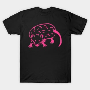 Hot Pink Opossum T-Shirt